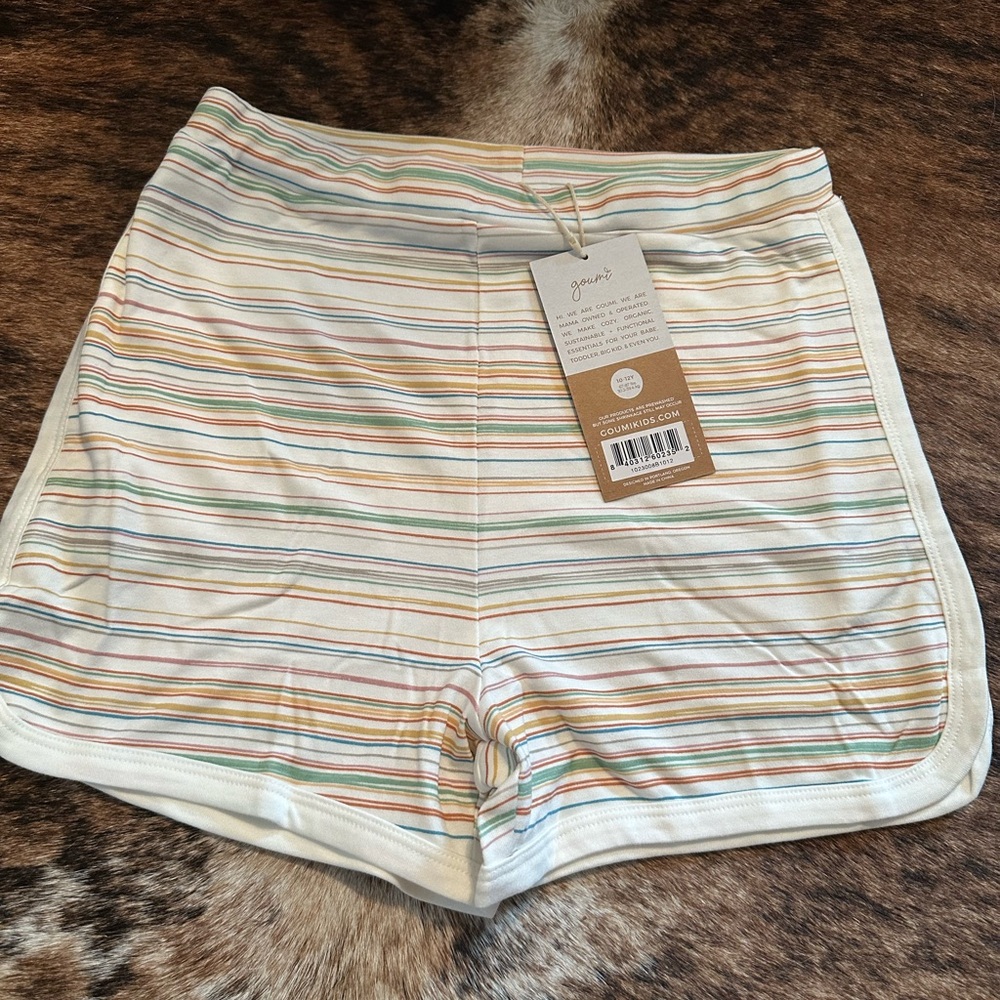 Goumi Kids' Multicolor Striped Shorts